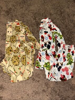 Bunny knots velveteen 3T cookies for Santa & Mickey holiday matching sets